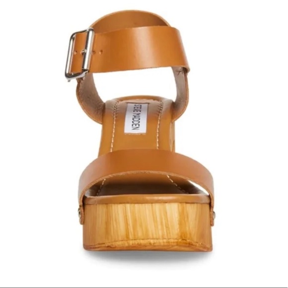Steve Madden Colada Tan Leather Sandals - Picture 5 of 5
